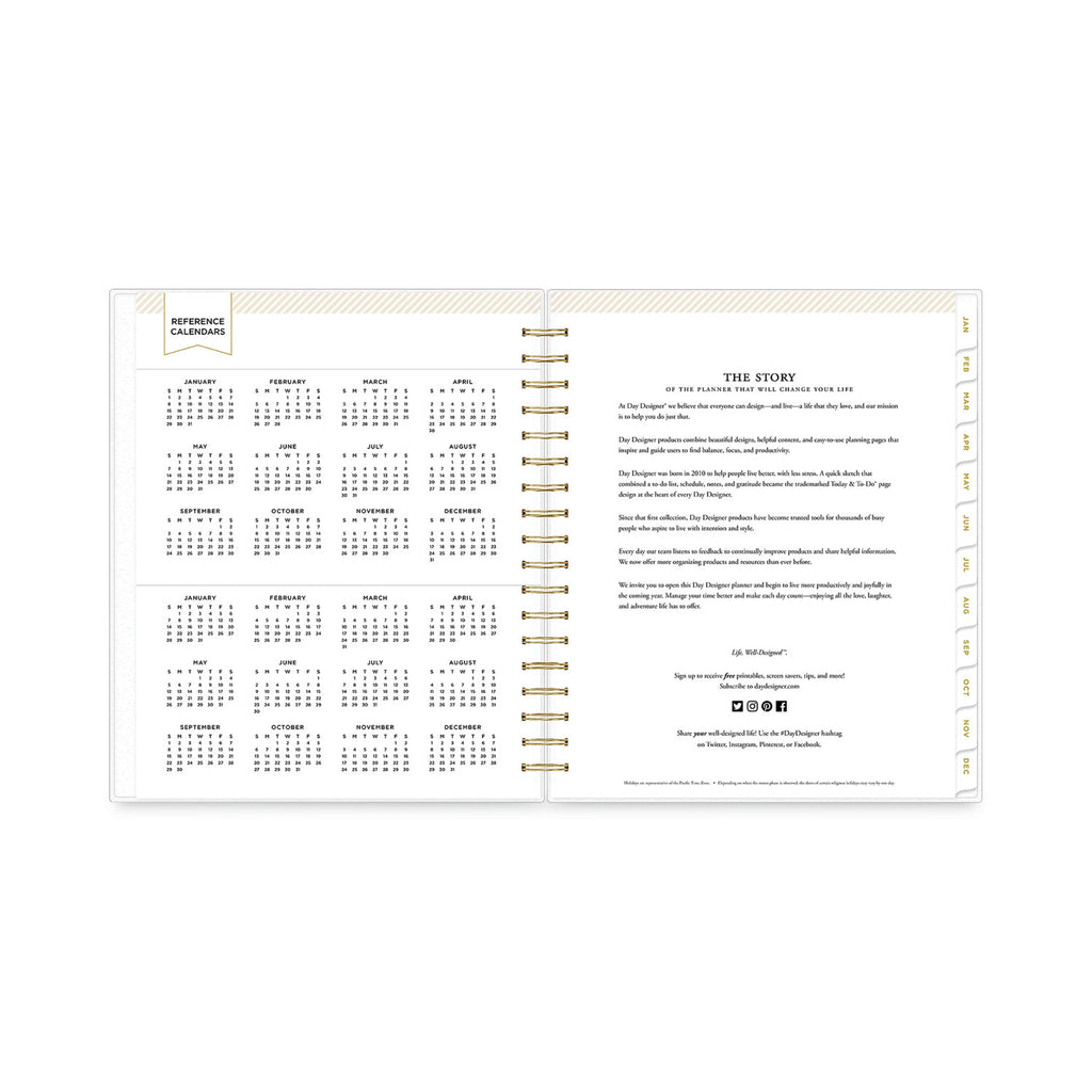 day-designer-daily-monthly-frosted-planner-rugby-stripe-artwork-10-x-8-black-white-cover-12-month-july-june-2023-2024_bls137885 - 3