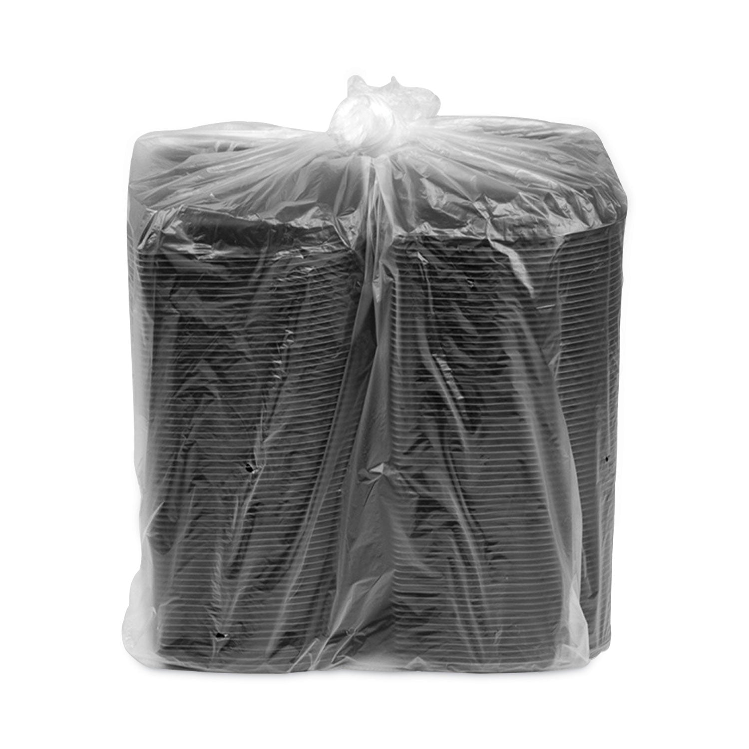 EarthChoice MealMaster Container, 16 oz, 8.13 x 6.5 x 1, Black, Plastic, 252/Carton