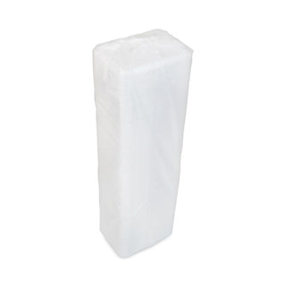 Meat Tray, #4 Shallow, 9.13 x 7.13 x 0.65, White, Foam, 500/Carton