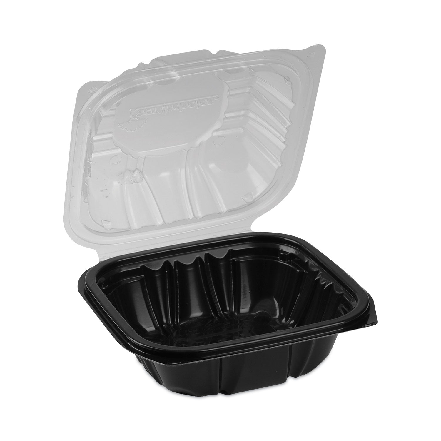 earthchoice-vented-dual-color-microwavable-hinged-lid-container-1-compartment-16oz-6-x-6-x-3-black-clear-plastic-321-ct_pctdc6610b000 - 2