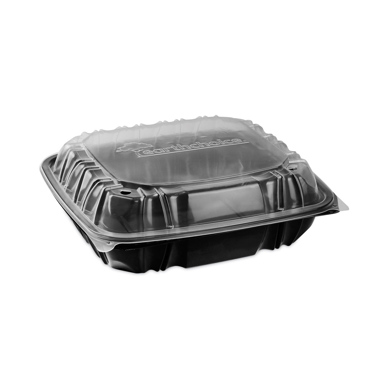 earthchoice-vented-dual-color-microwavable-hinged-lid-container-3-compartment-34oz-105x95x3-black-clear-plastic-132-ct_pctdc109310b000 - 1