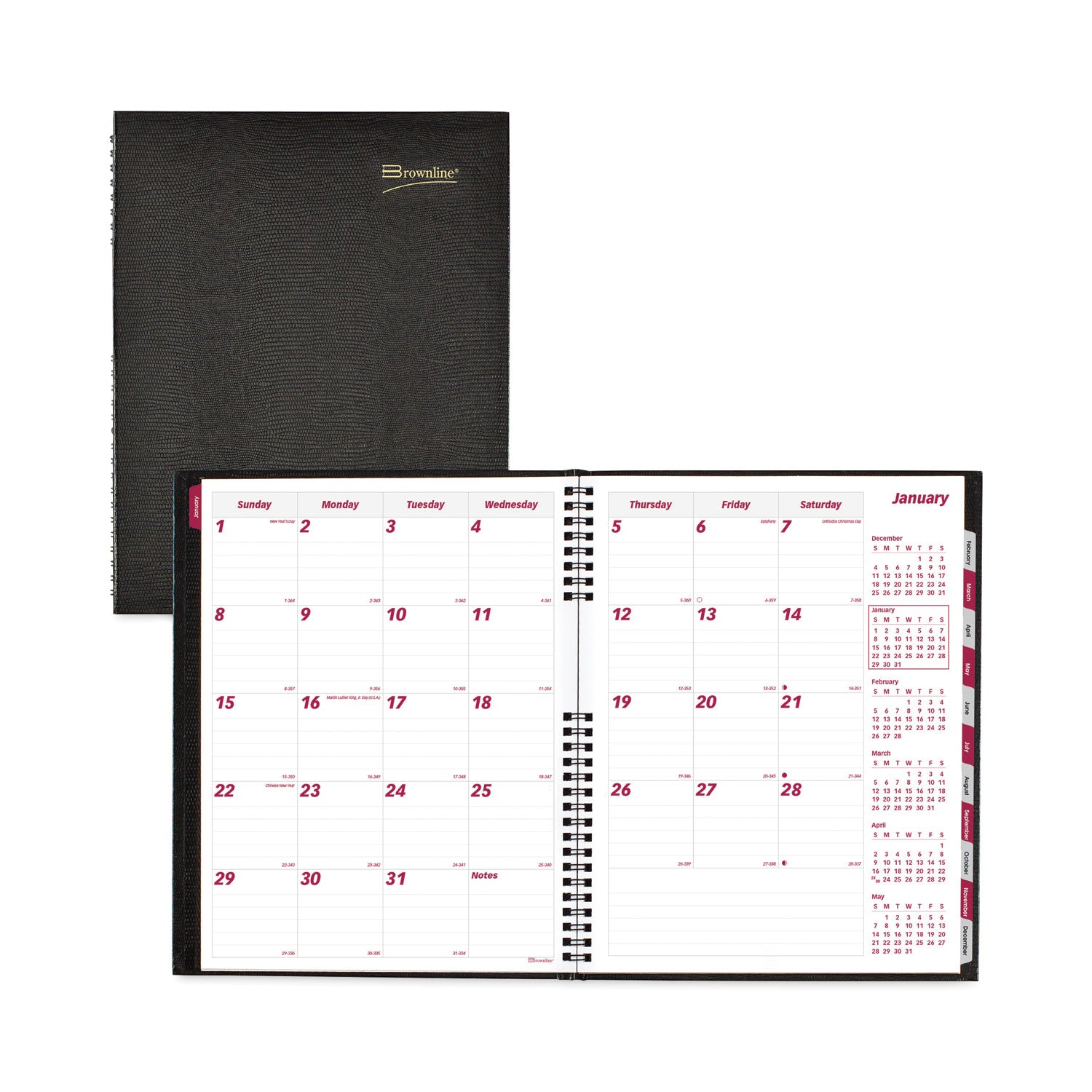 coilpro-14-month-ruled-monthly-planner-11-x-85-black-cover-14-month-dec-to-jan-2023-to-2025_redcb1262cblk - 1
