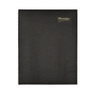 CoilPro 14-Month Ruled Monthly Planner, 11 x 8.5, Black Cover, 14-Month (Dec to Jan): 2023 to 2025