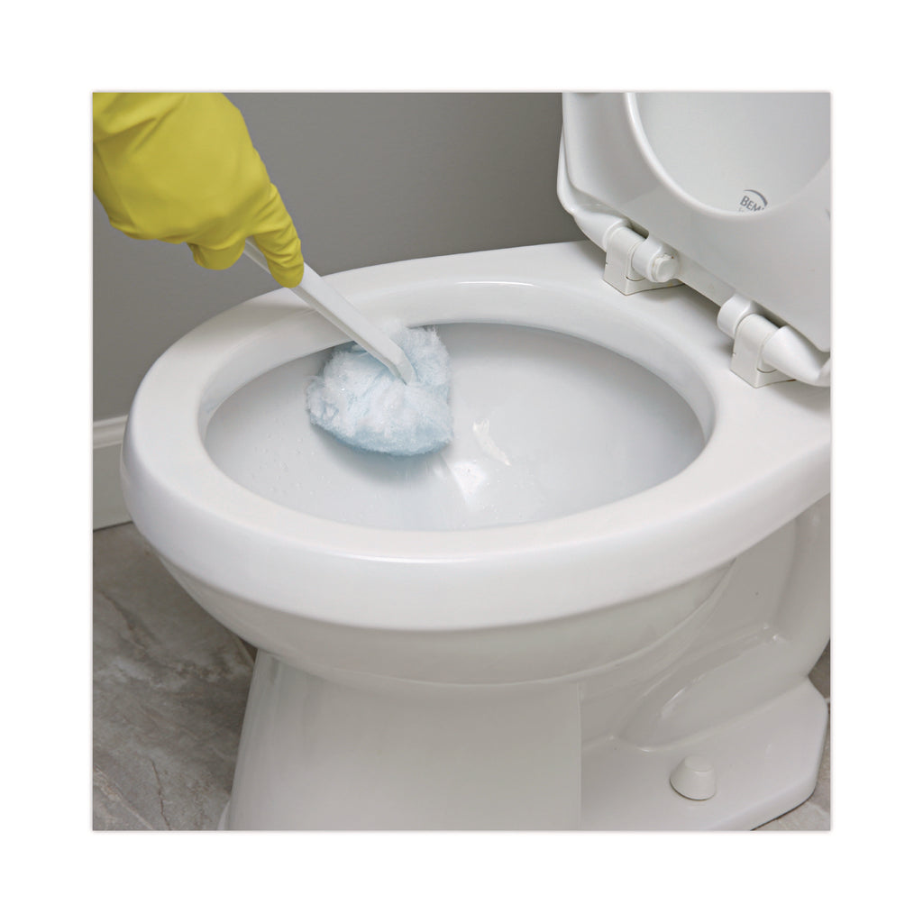 Deluxe Bowl Mop, 12" Handle, 2" Mop Head, White, 25/Carton