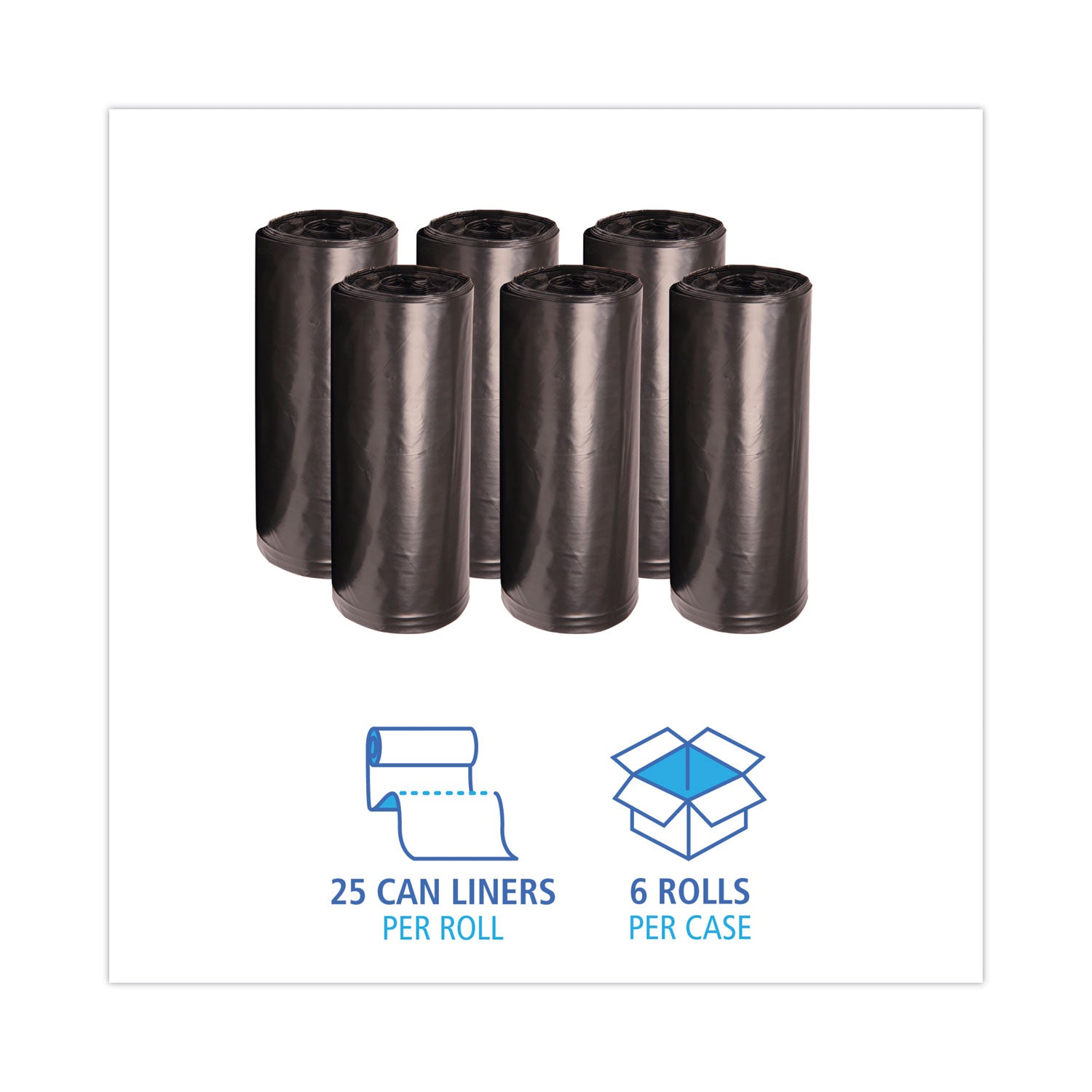 high-density-can-liners-56-gal-19-mic-43-x-47-black-25-bags-roll-6-rolls-carton_bwk434722blk - 3