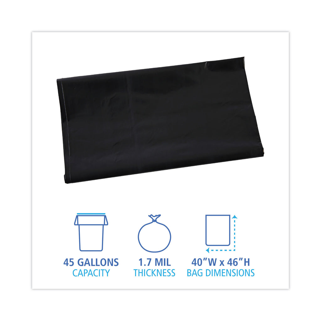 linear-low-density-industrial-can-liners-45-gal-17-mil-40-x-46-black-100-carton_bwkg4046hbl - 2