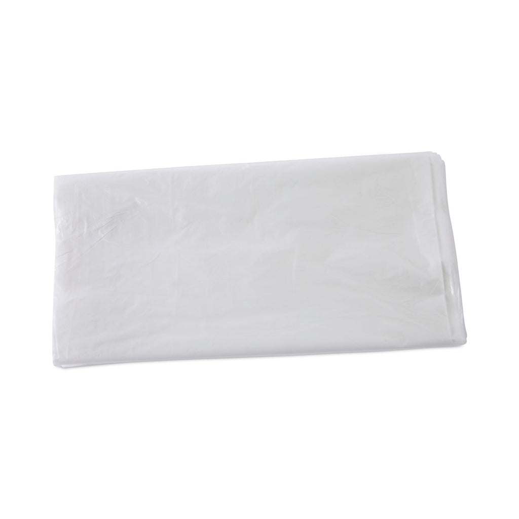 High Density Industrial Can Liners Flat Pack, 60 gal, 13 mic, 38 x 60, Natural, 200/Carton