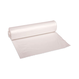 High Density Industrial Can Liners Coreless Rolls, 30 gal, 16 mic, 30 x 37, Natural, 25 Bags/Roll, 20 Rolls/Carton