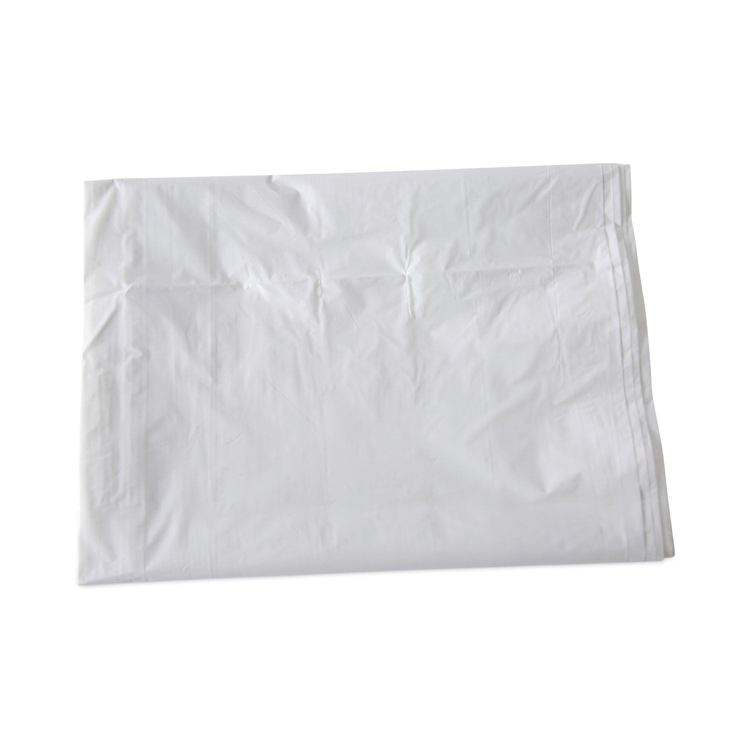 Linear Low Density Industrial Can Liners, 60 gal, 0.9 mil, 38 x 58, White, 100/Carton