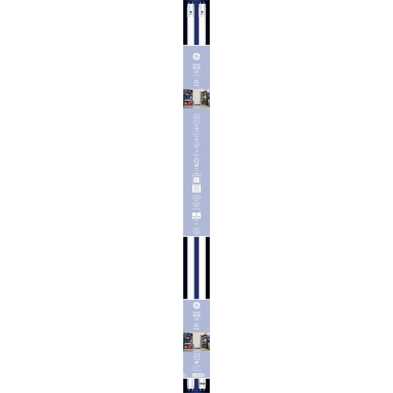 48" T8/T12, 40 W, T8 Tube, 15 W, Cool White, 6/Carton