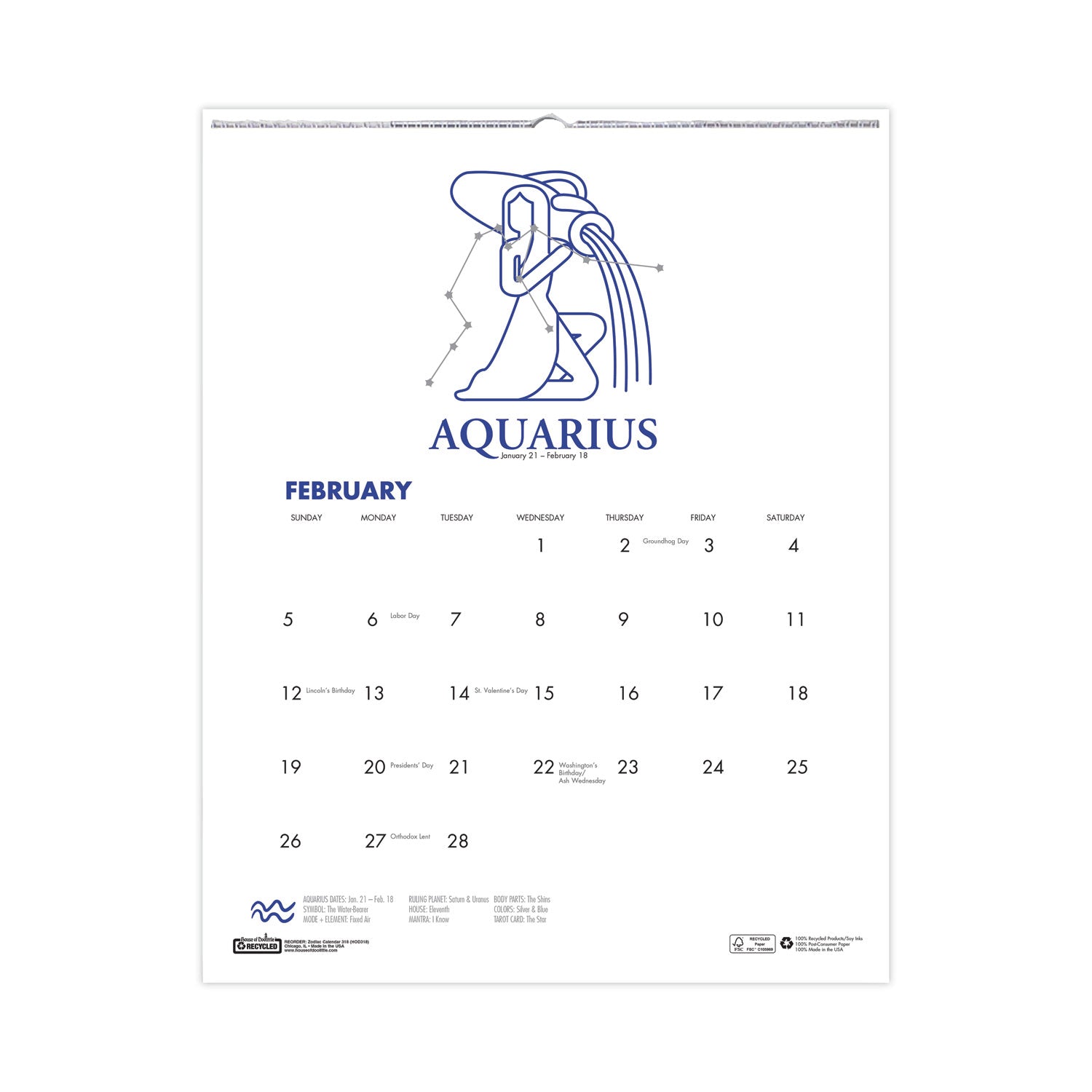 recycled-zodiac-wall-calendar-zodiac-artwork-14-x-11-white-multicolor-sheets-12-month-jan-to-dec-2024_hod318 - 3