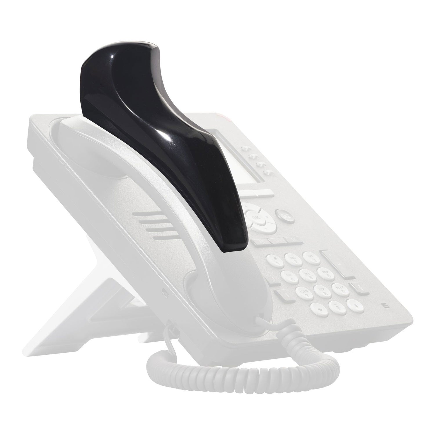 Softalk II Telephone Shoulder Rest, 2 x 6.75 x 2.5, Charcoal - 