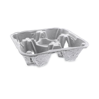 earthchoice-carry-safe-beverage-carrier-four-cup-carrier-with-food-tray-8-oz-to-32-oz-natural-300-carton_pctm510032 - 1