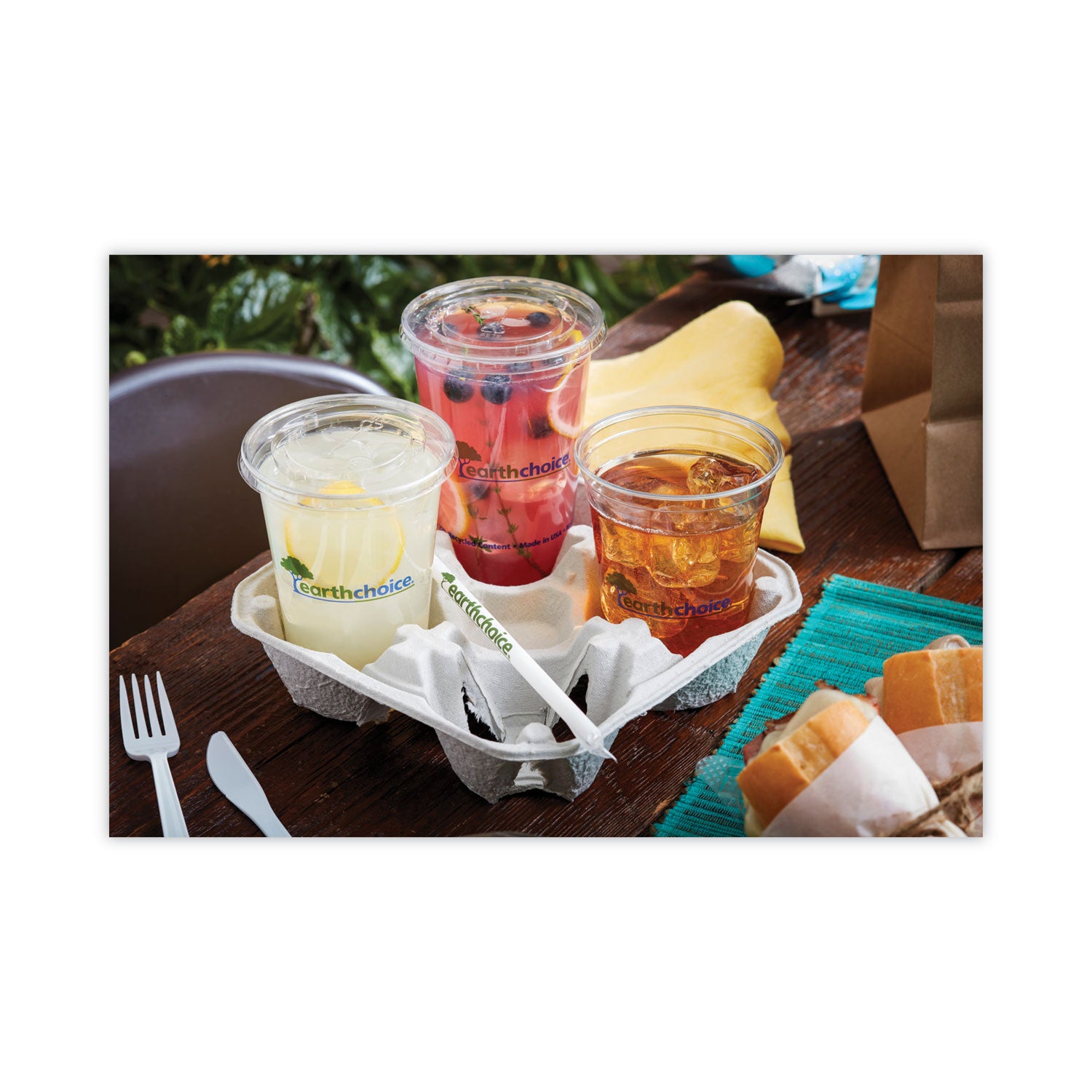 earthchoice-carry-safe-beverage-carrier-four-cup-carrier-with-food-tray-8-oz-to-32-oz-natural-300-carton_pctm510032 - 6