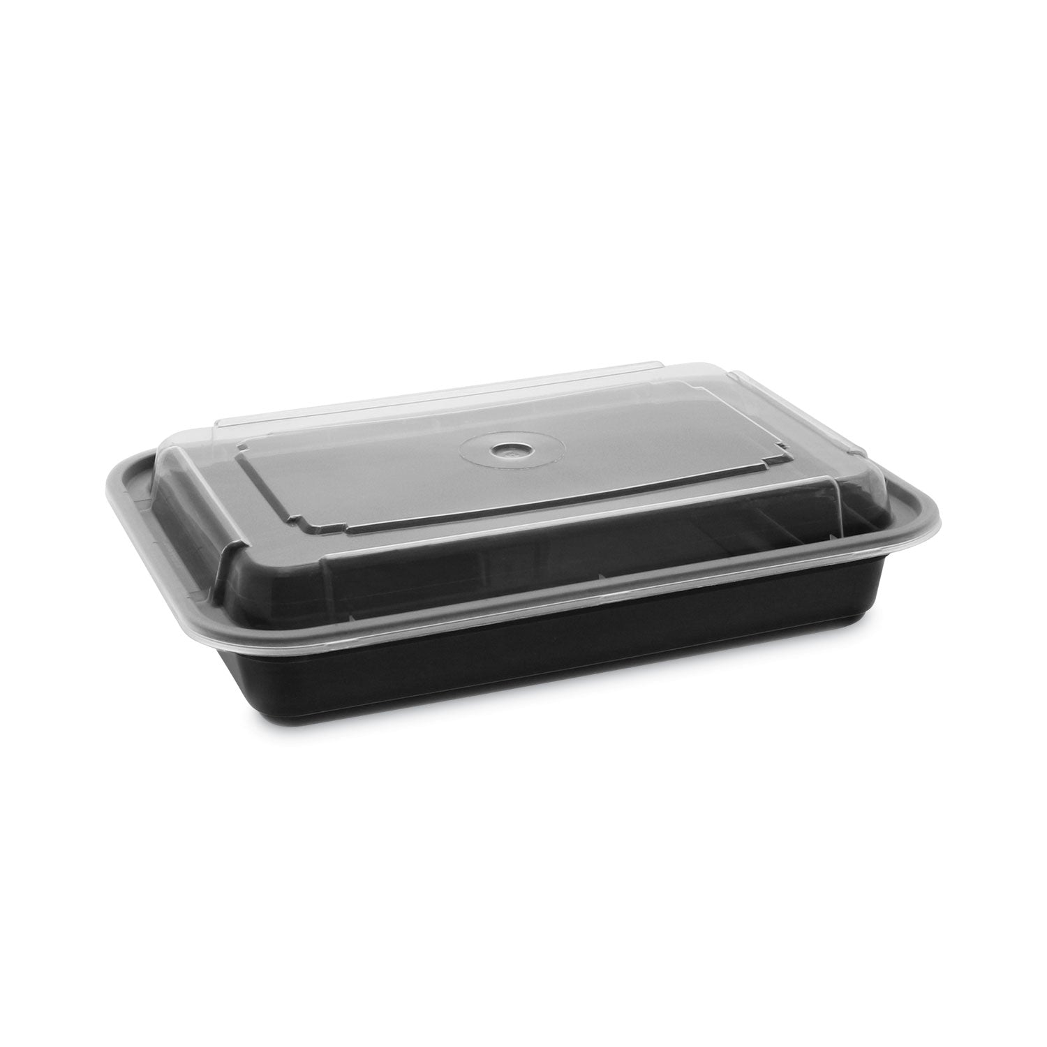 newspring-versatainer-microwavable-containers-28-oz-725-x-5-x-15-black-base-clear-lid-plastic-150-carton_pctnc868b - 1