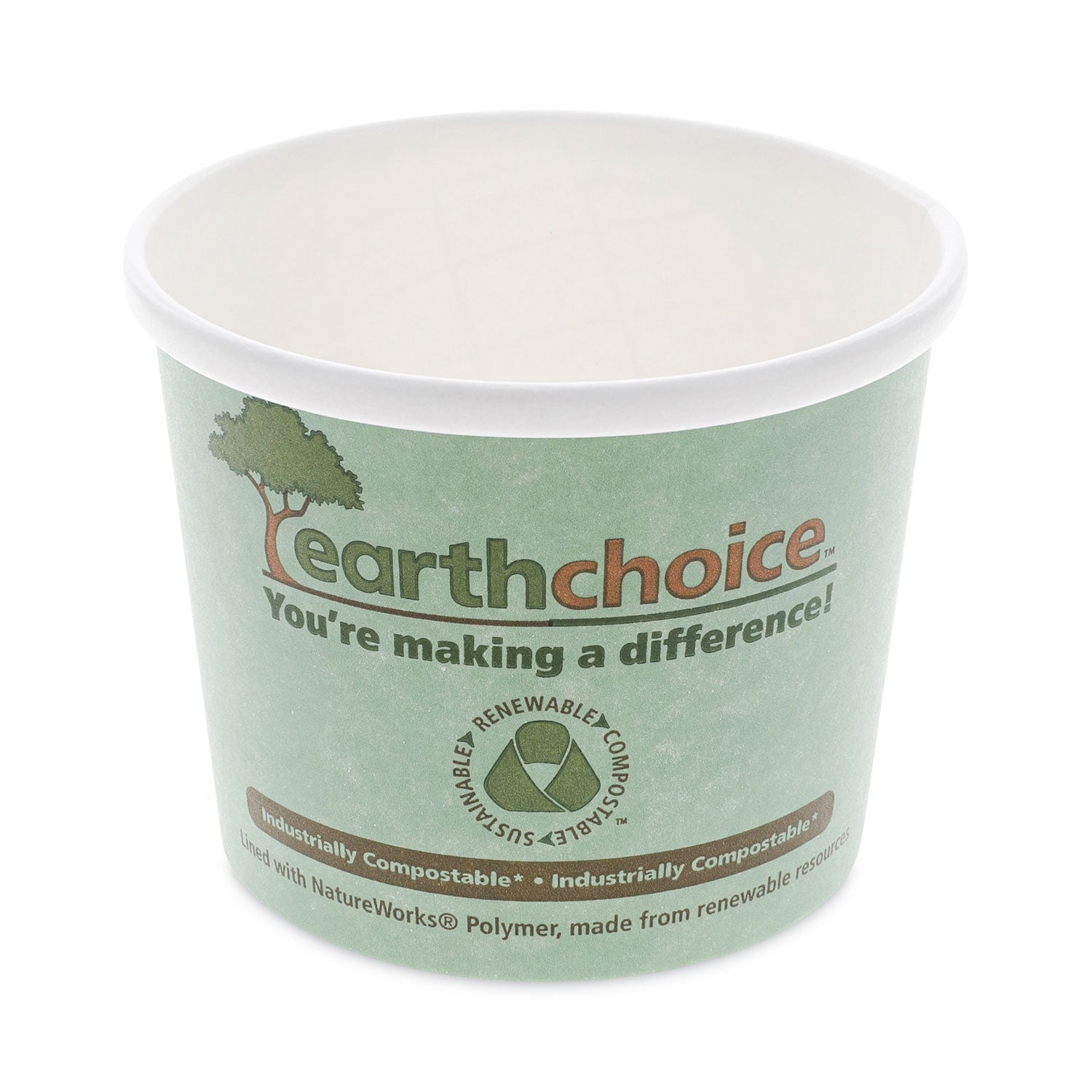earthchoice-compostable-soup-cup-medium-12-oz-363-diameter-x-363h-teal-paper-500-carton_pctphsc12ecdi - 1