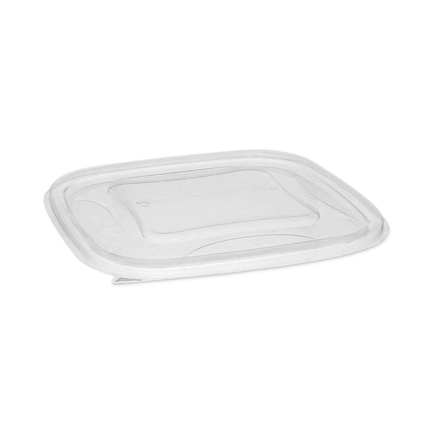 earthchoice-square-recycled-bowl-flat-lid-738-x-738-x-026-clear-plastic-300-carton_pctsaclf07 - 1