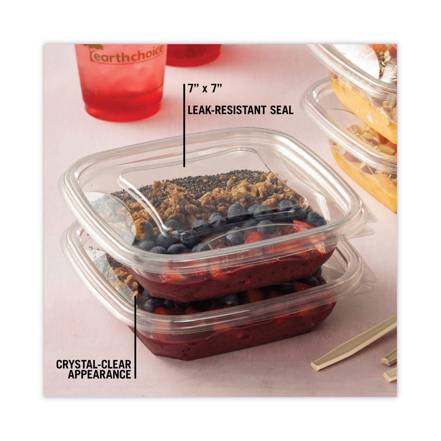 earthchoice-square-recycled-bowl-flat-lid-738-x-738-x-026-clear-plastic-300-carton_pctsaclf07 - 6