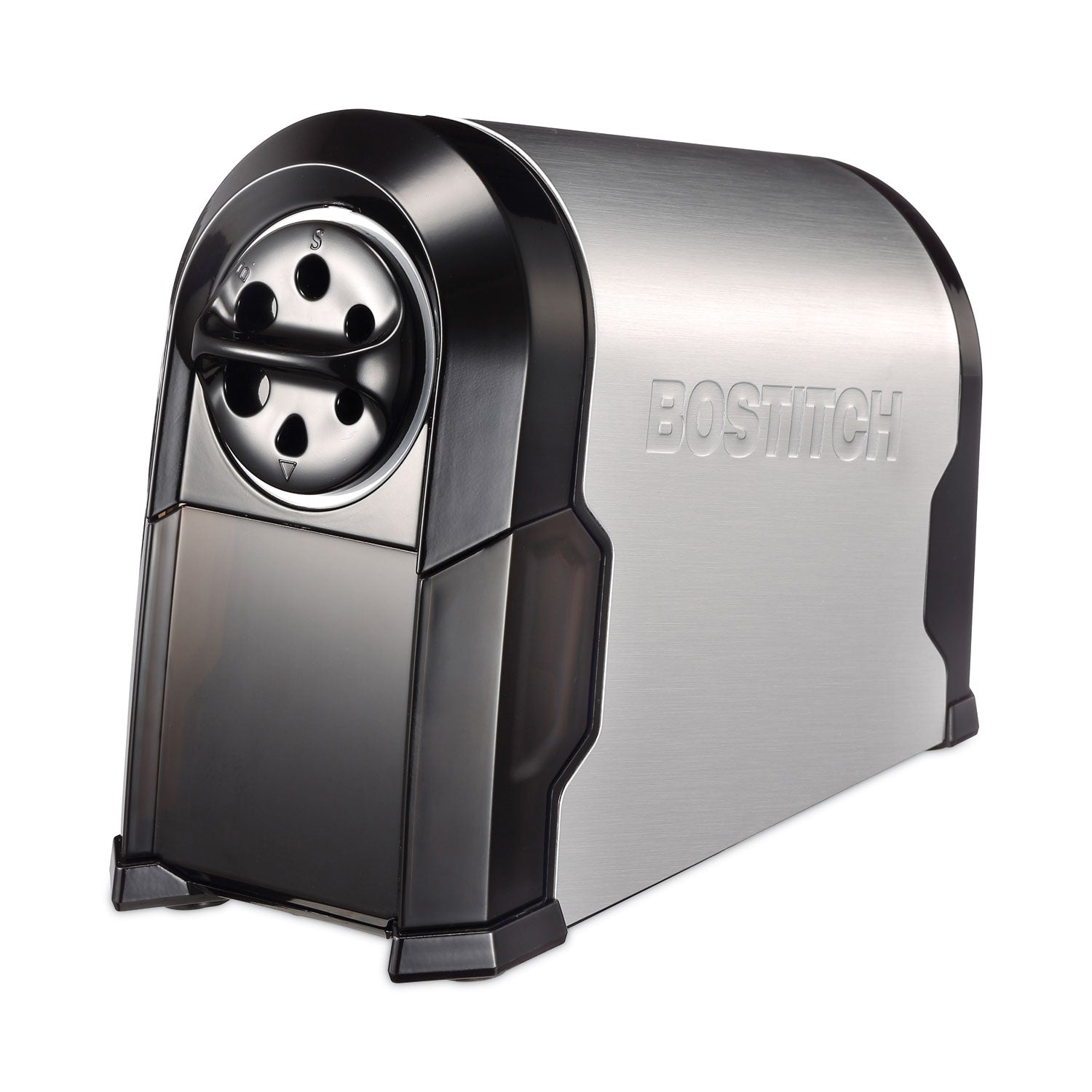 super-pro-glow-commercial-electric-pencil-sharpener-ac-powered-613-x-1063-x-9-black-silver_boseps14hc - 1