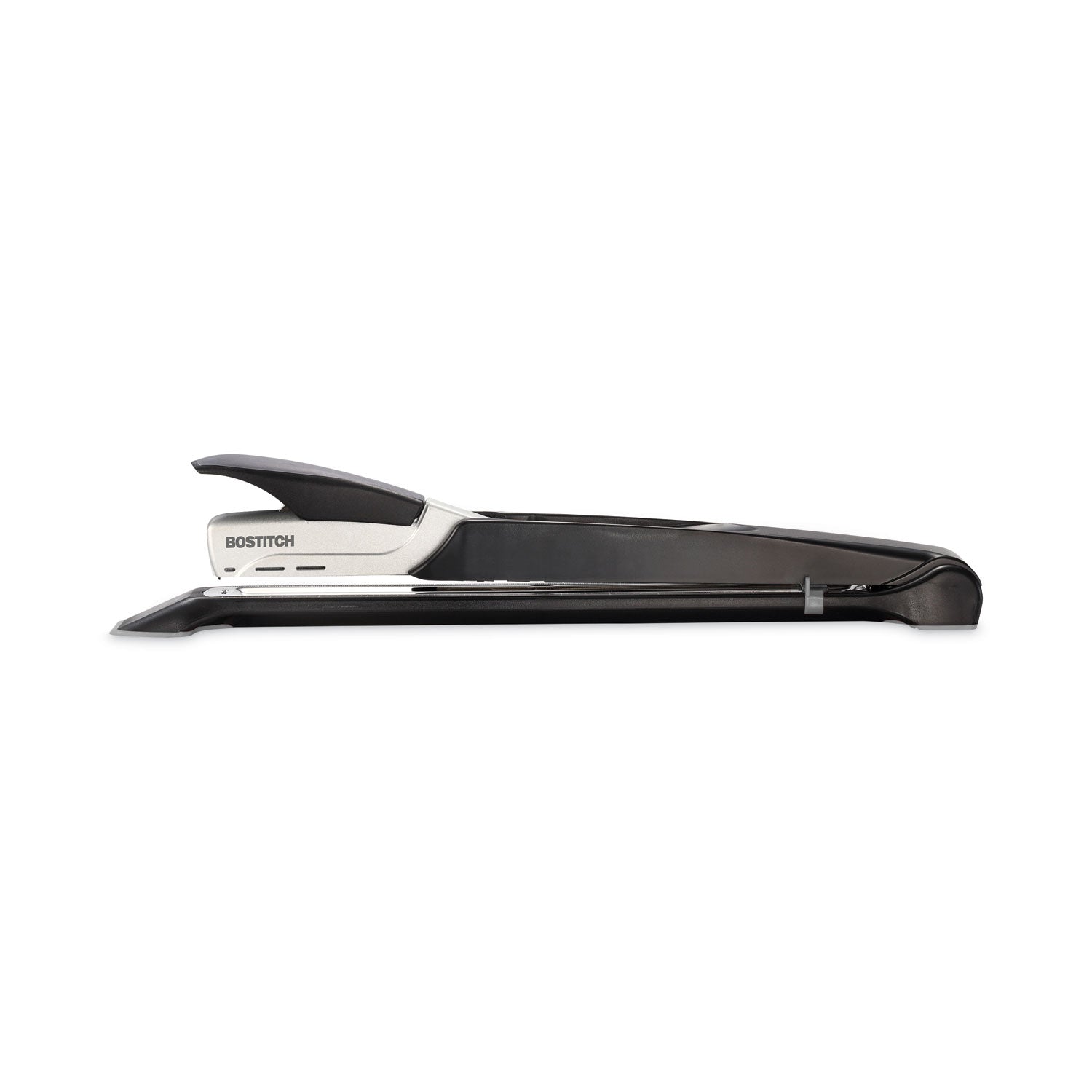 Long Reach Stapler, 25-Sheet Capacity, 12" Throat, Black/Silver - 