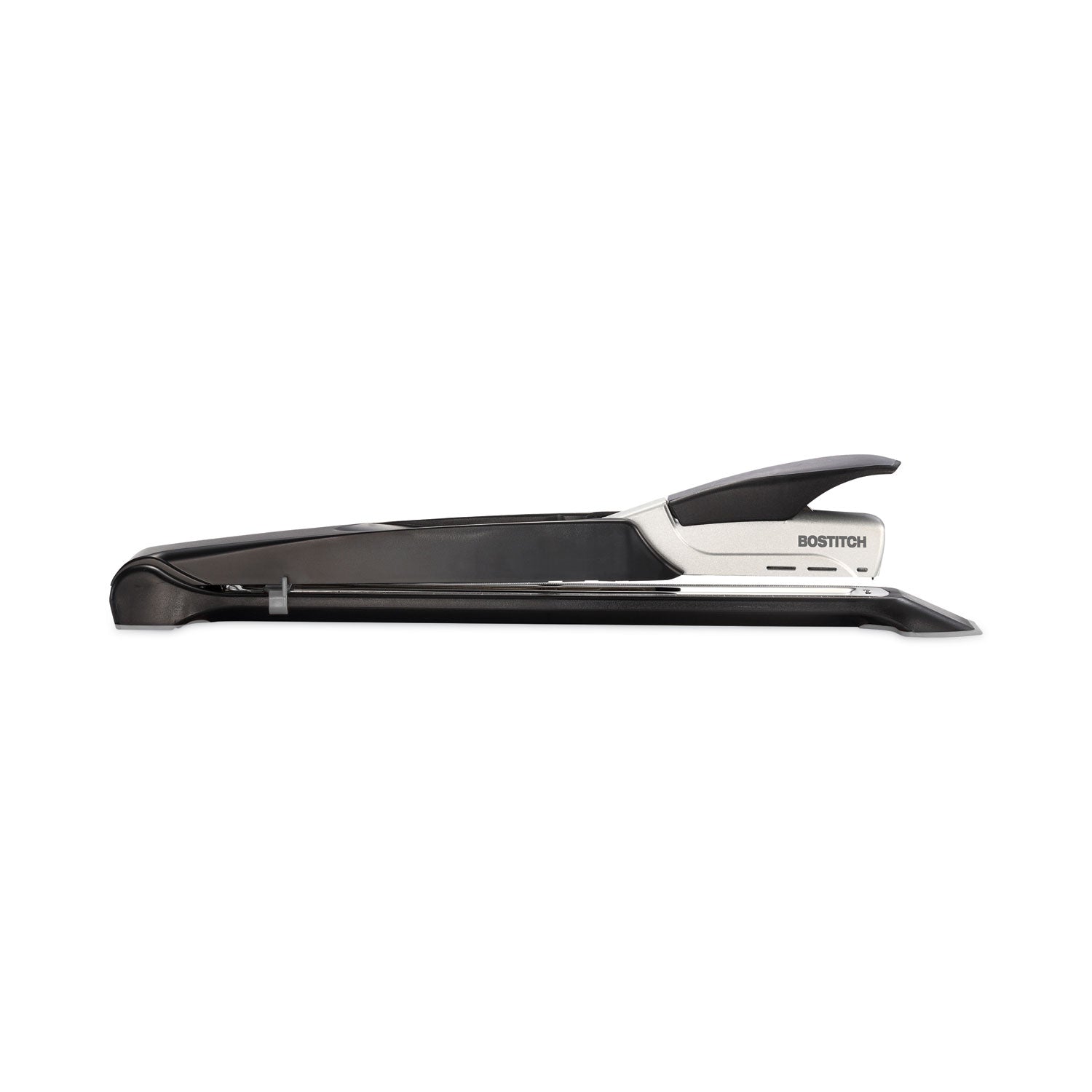 Long Reach Stapler, 25-Sheet Capacity, 12" Throat, Black/Silver - 