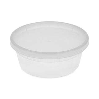 Newspring DELItainer Microwavable Container, 8 oz, 1.13 x 2.8 x 1.33, Clear, Plastic, 240/Carton