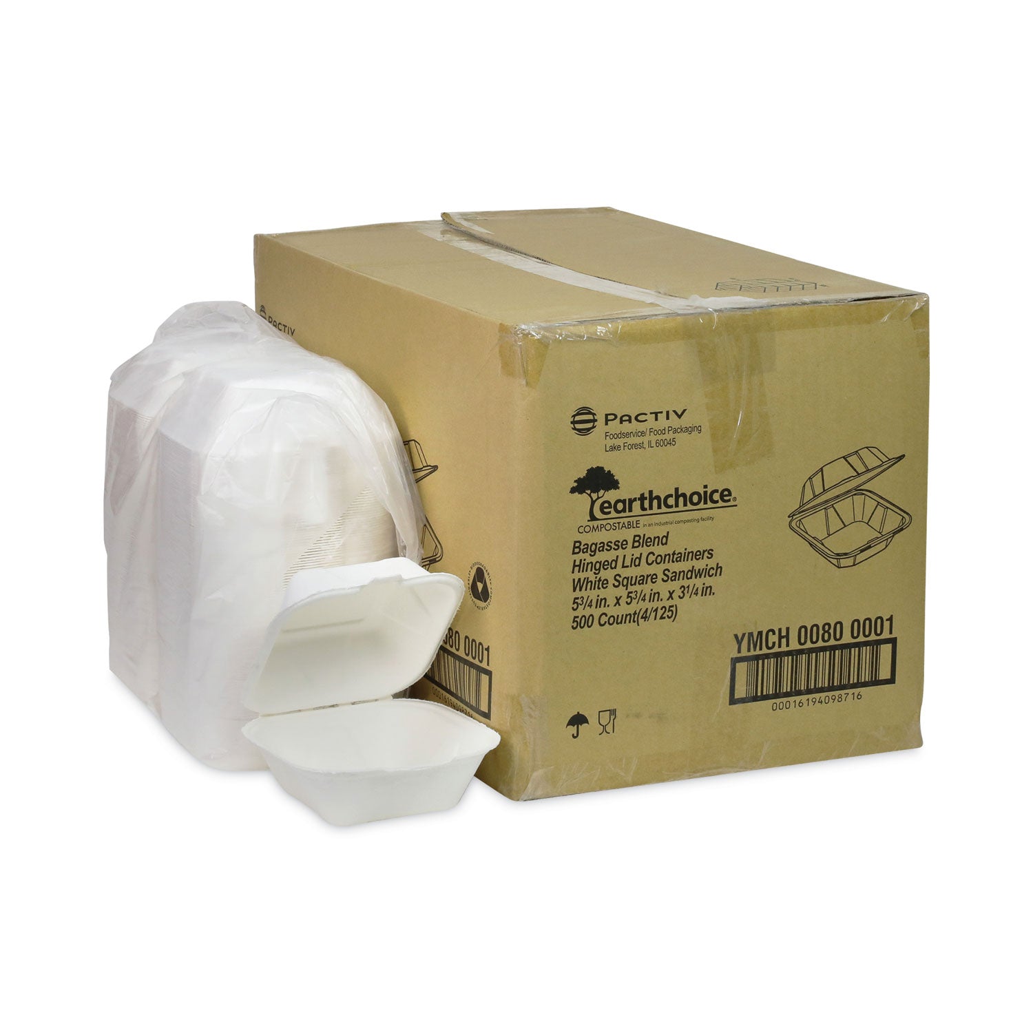 earthchoice-bagasse-hinged-lid-container-single-tab-lock-6-sandwich-58-x-58-x-33-natural-sugarcane-500-carton_pctymch00800001 - 4