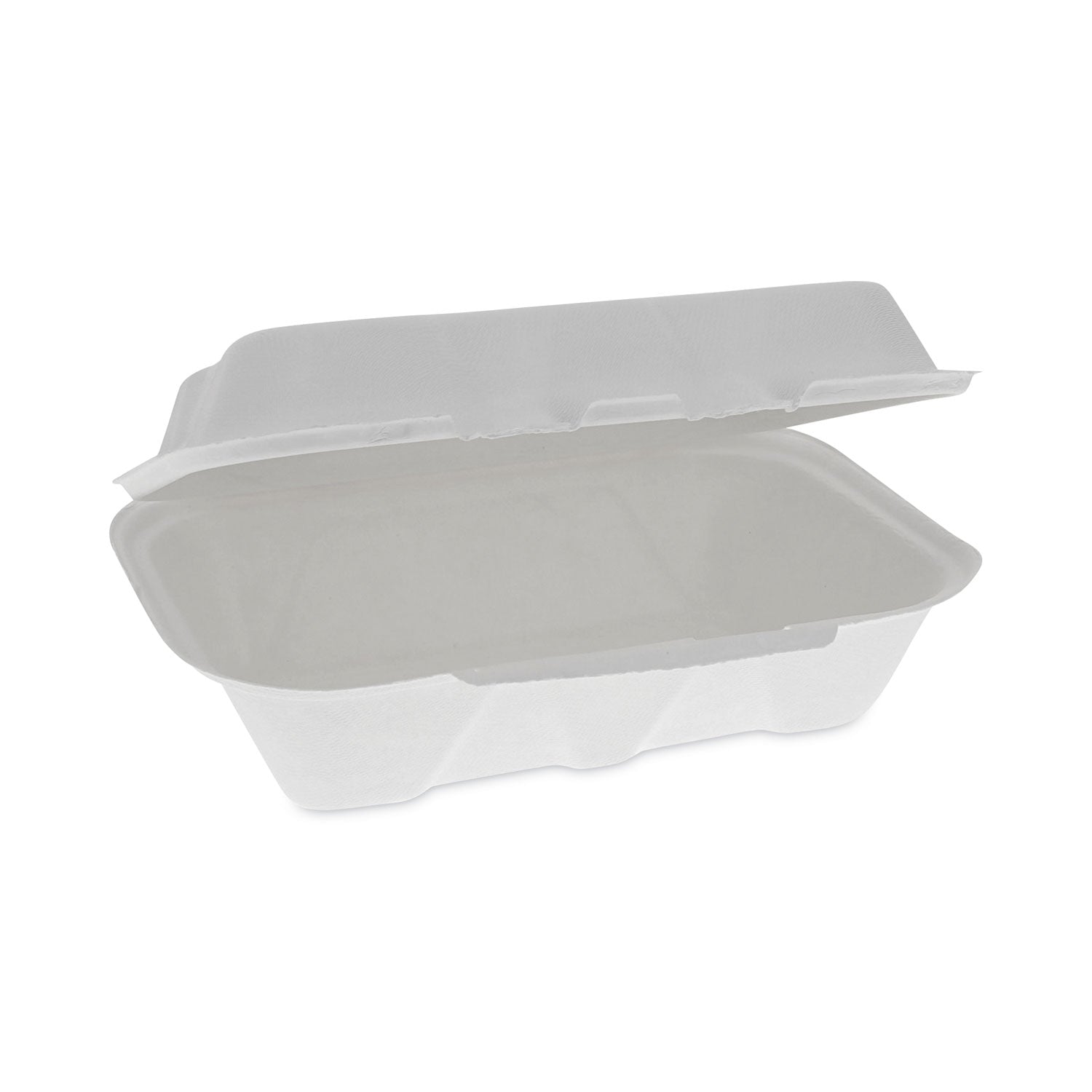 earthchoice-bagasse-hinged-lid-container-dual-tab-lock-91-x-61-x-33-natural-sugarcane-150-carton_pctymch00890001 - 1