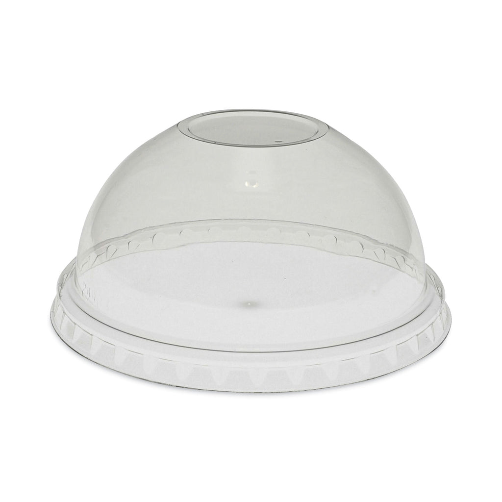 EarthChoice Strawless RPET Lid, Dome Lid, Fits 9 oz to 20 oz "A" Cups, Clear, 900/Carton