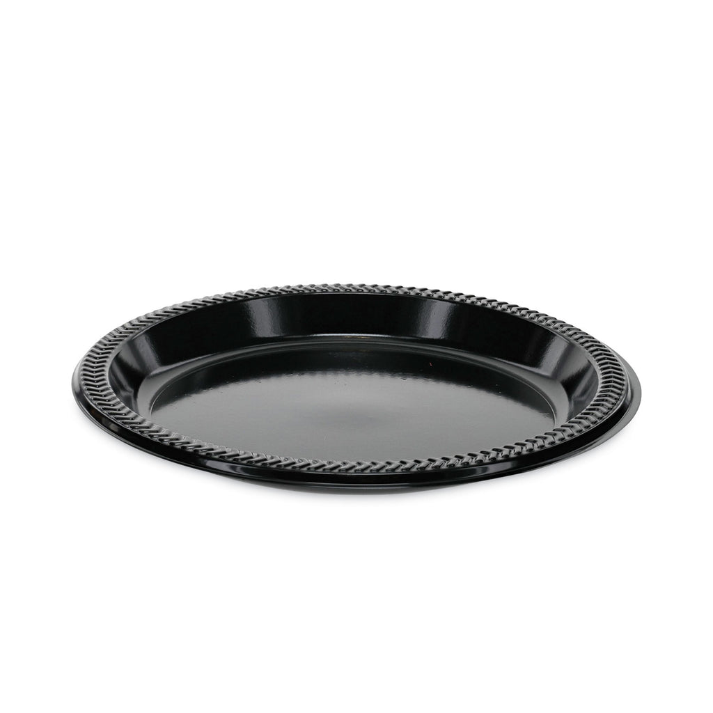 prairieware-impact-plastic-dinnerware-plate-888-dia-black-400-carton_pctypi9e - 1