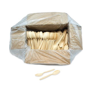 EarthChoice PSM Cutlery, Heavyweight, Spoon, 5.88", Tan, 1,000/Carton