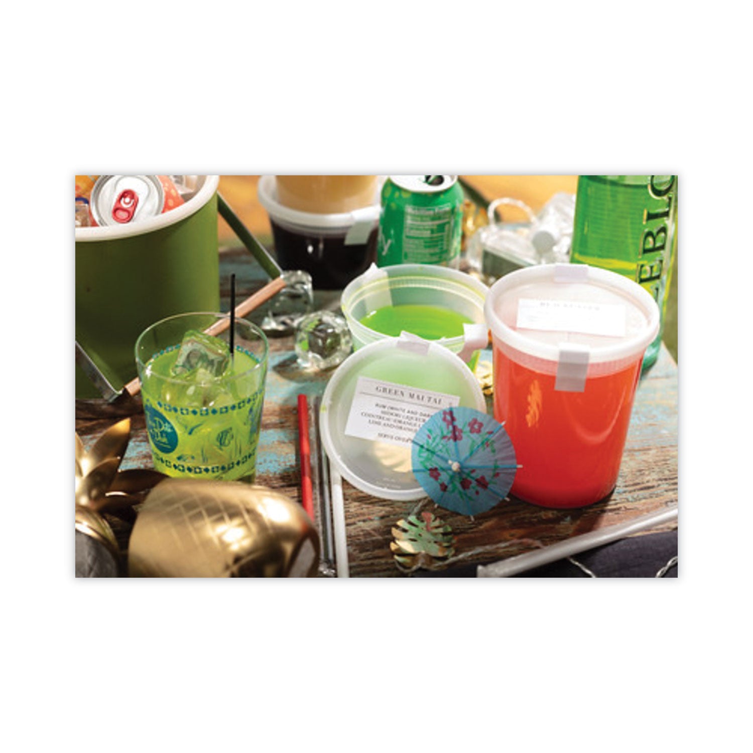 Newspring DELItainer Microwavable Container, 16 oz, 2 x 2 x 2, Clear, Plastic, 240/Carton - 