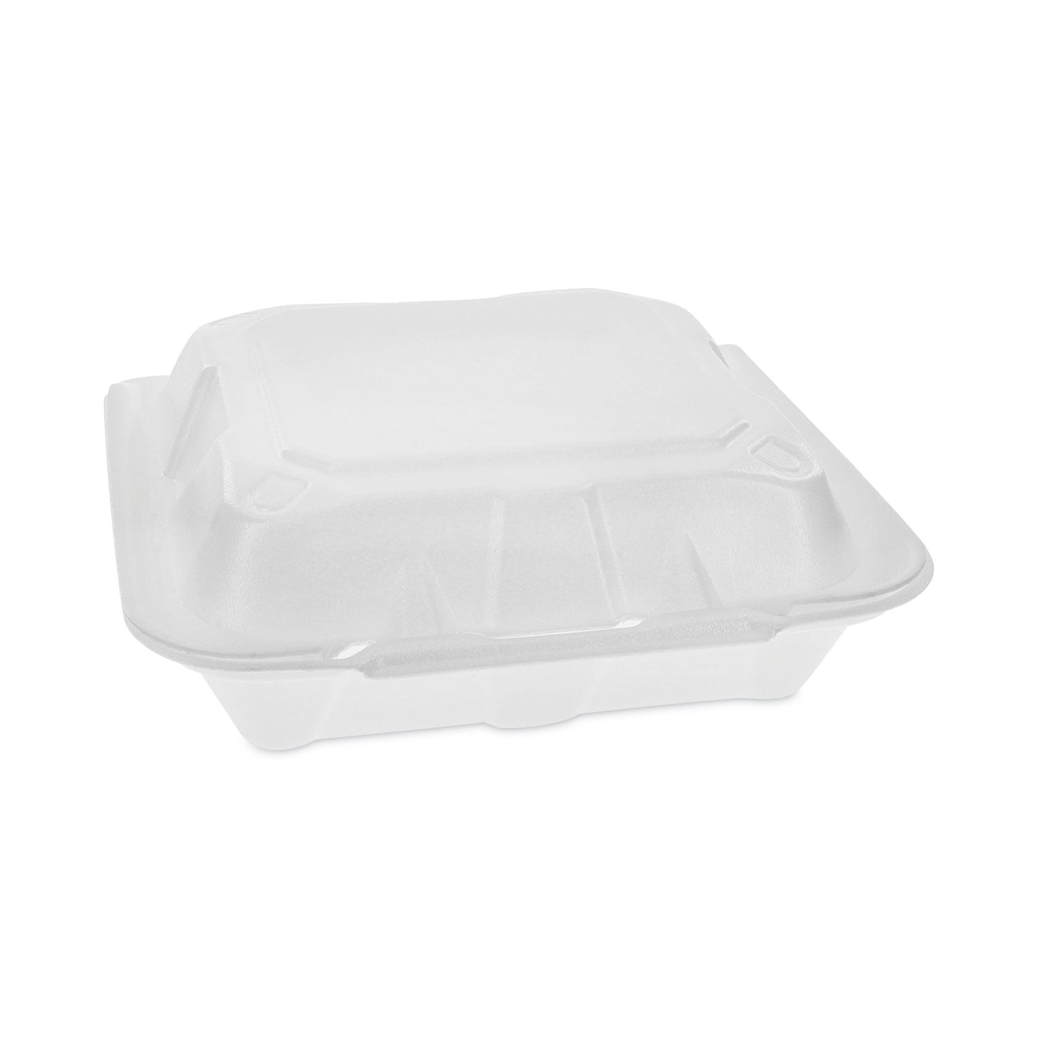 vented-foam-hinged-lid-container-dual-tab-lock-economy-842-x-815-x-3-white-150-carton_pctytd18801econ - 1