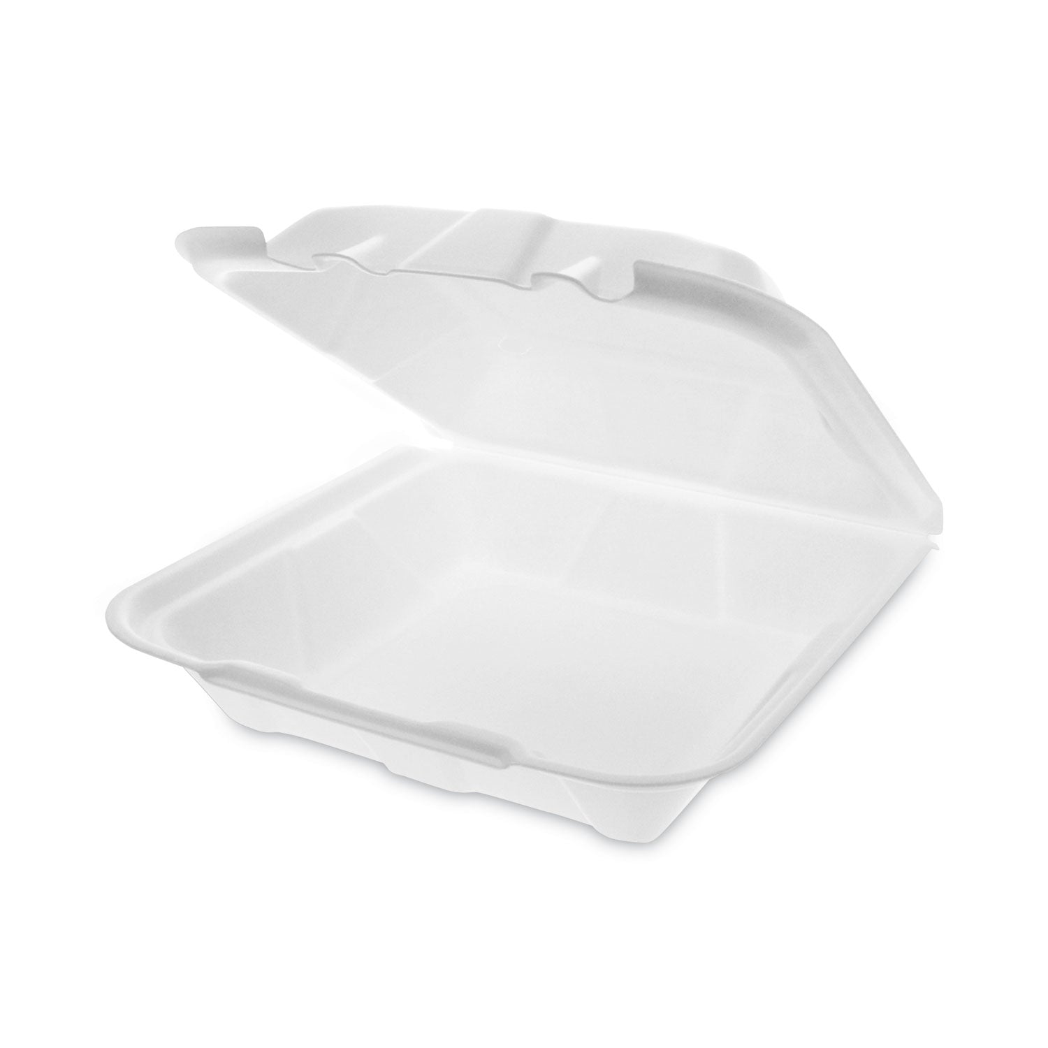 vented-foam-hinged-lid-container-dual-tab-lock-economy-913-x-9-x-325-white-150-carton_pctytd19901econ - 2