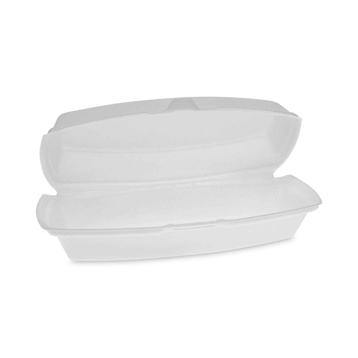 foam-hinged-lid-container-single-tab-lock-hot-dog-725-x-3-x-2-white-504-carton_pctyth100980000 - 2