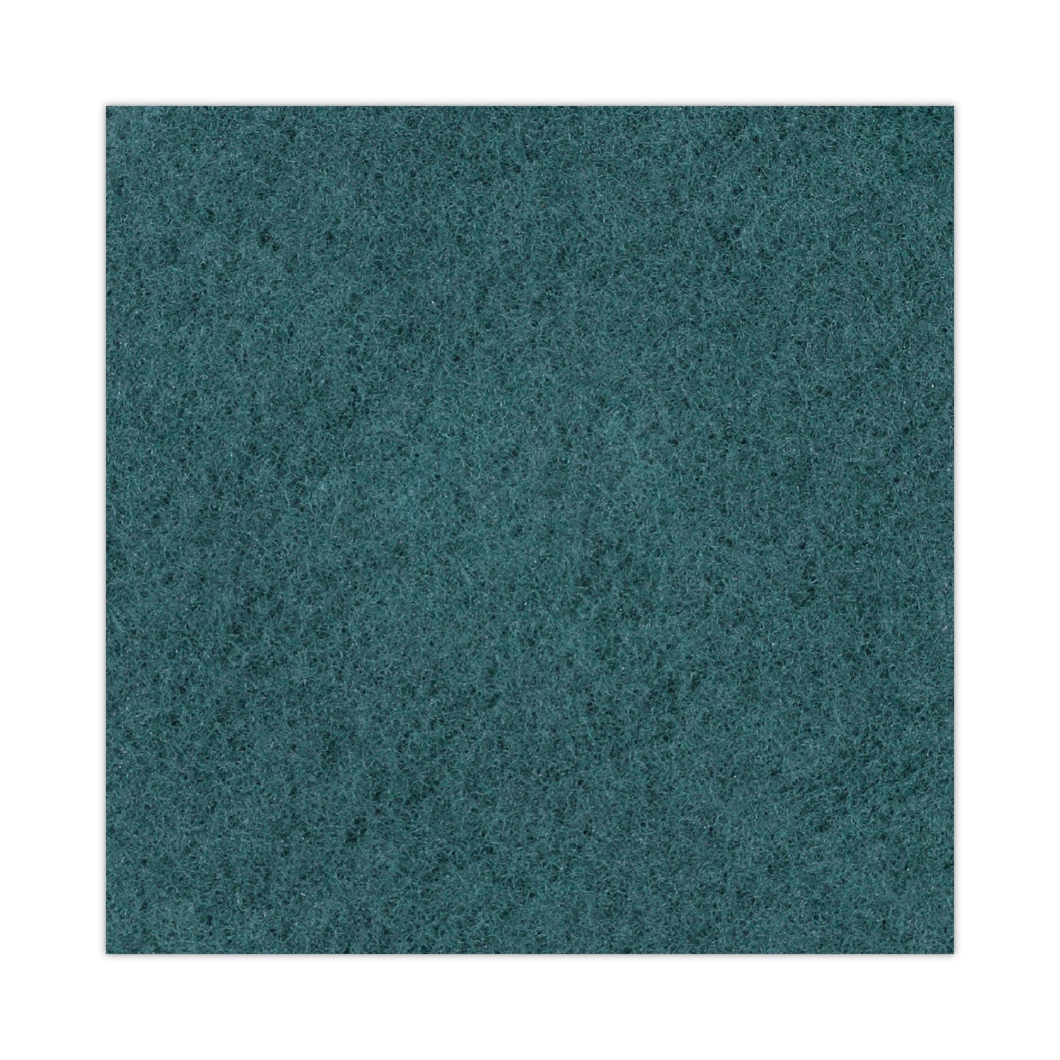 Heavy-Duty Scrubbing Floor Pads, 20" Diameter, Green, 5/Carton - 