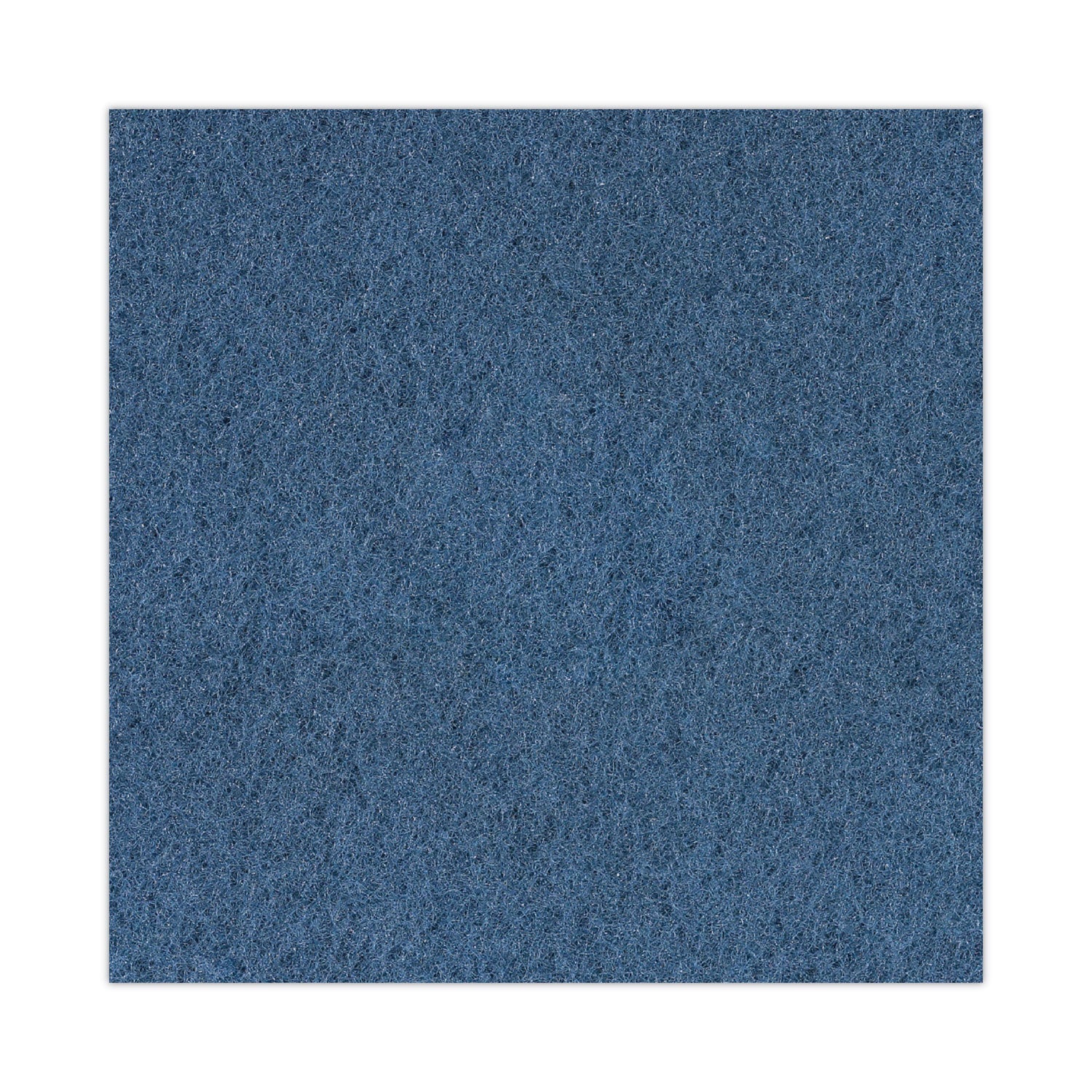 Scrubbing Floor Pads, 20" Diameter, Blue, 5/Carton - 6