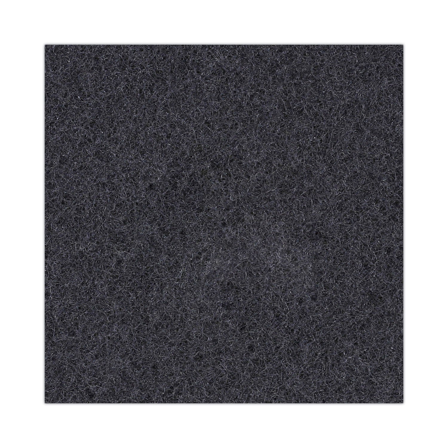 Stripping Floor Pads, 20" Diameter, Black, 5/Carton
