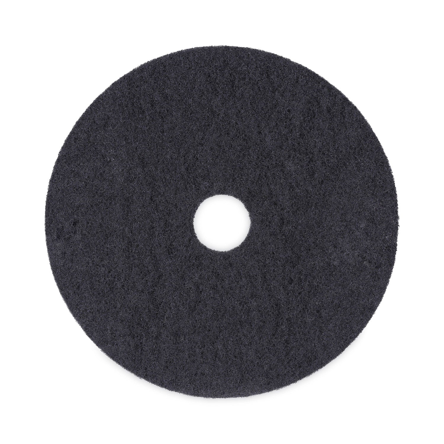 Stripping Floor Pads, 20" Diameter, Black, 5/Carton - 