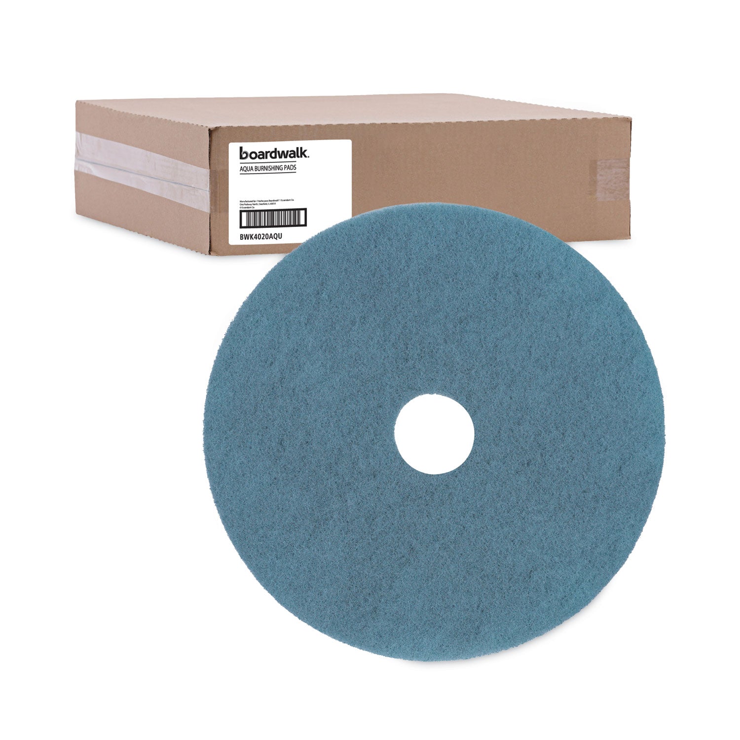 burnishing-floor-pads-20-diameter-aqua-5-carton_bwk4020aqu - 5