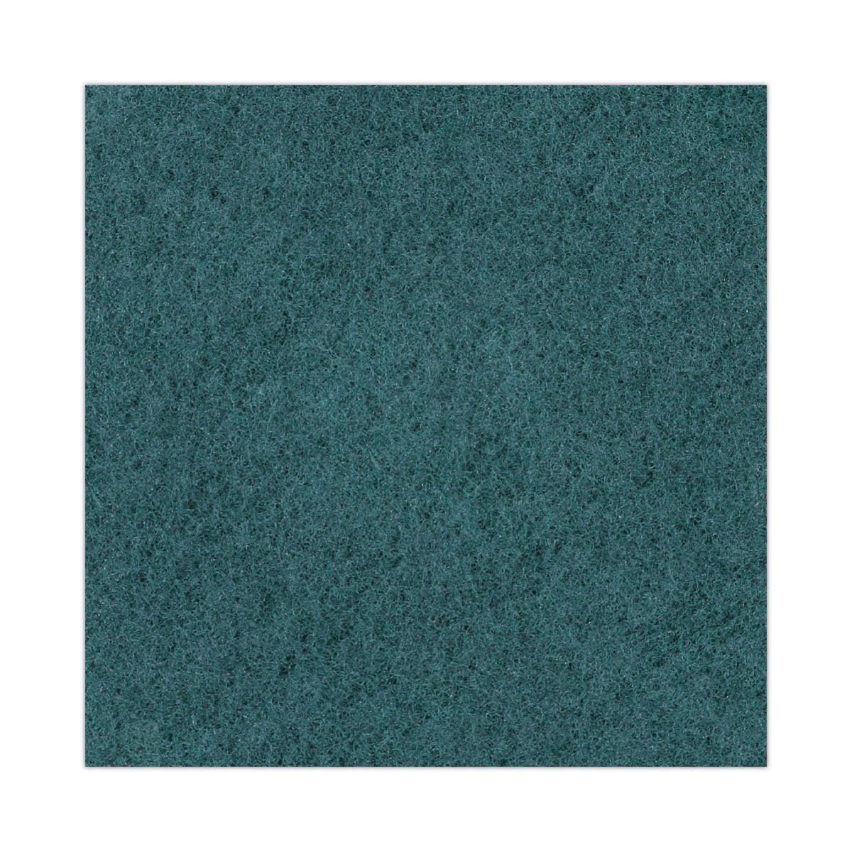 Heavy-Duty Scrubbing Floor Pads, 19" Diameter, Green, 5/Carton