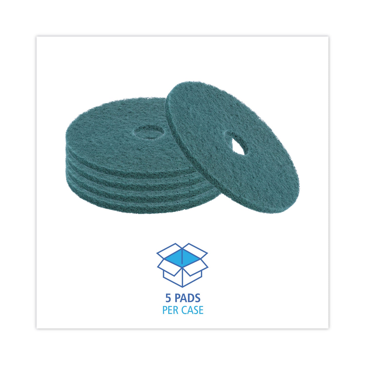 heavy-duty-scrubbing-floor-pads-19-diameter-green-5-carton_bwk4019gre - 3
