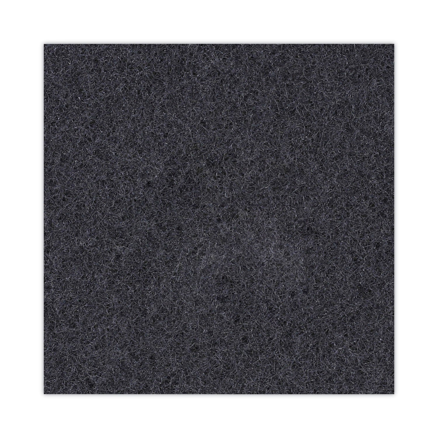 Stripping Floor Pads, 17" Diameter, Black, 5/Carton