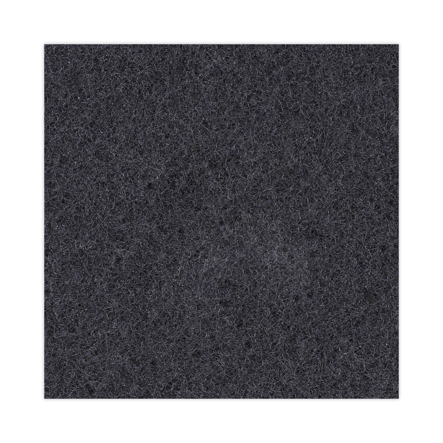 Stripping Floor Pads, 13" Diameter, Black, 5/Carton - 