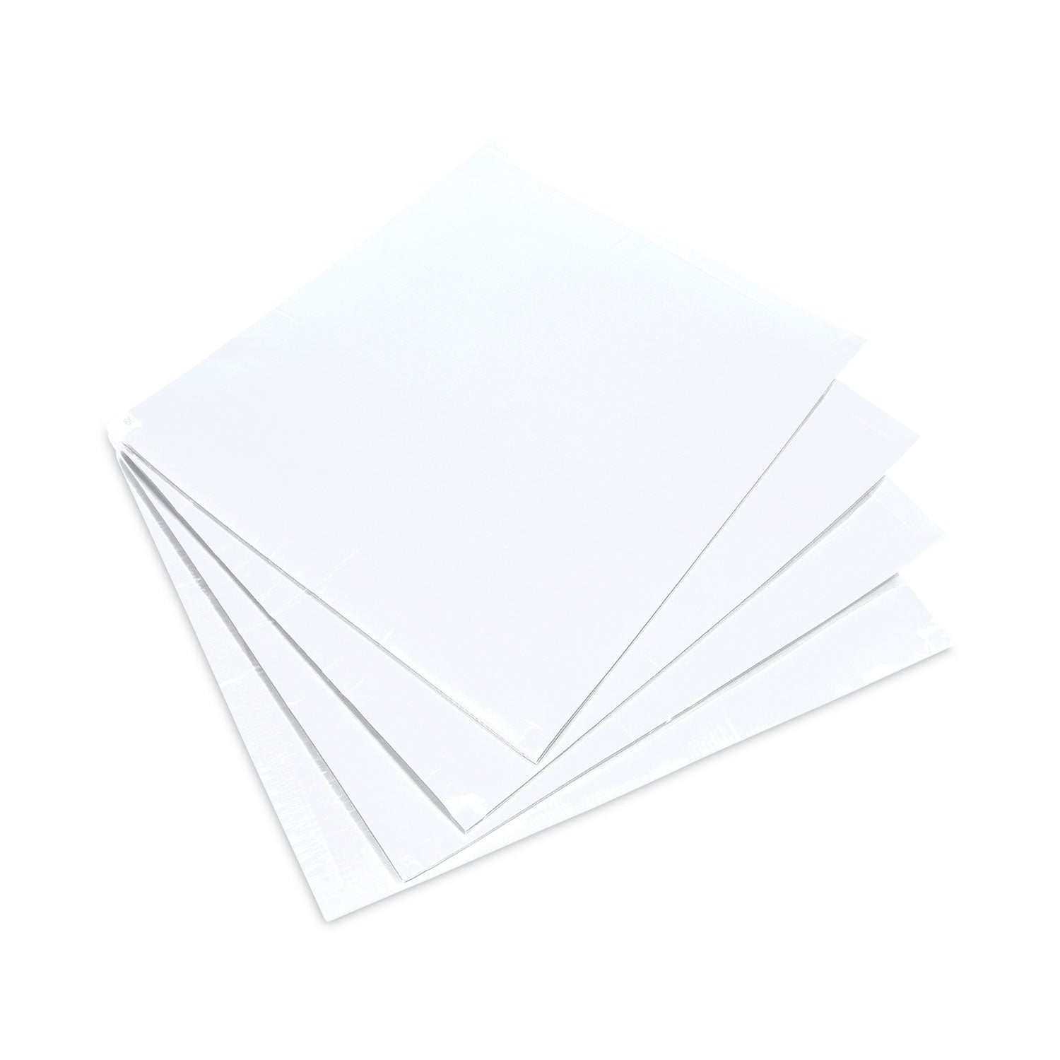 Walk-N-Clean Mat 60-Sheet Refill Pad, 30 x 24, 4/Carton, White - 