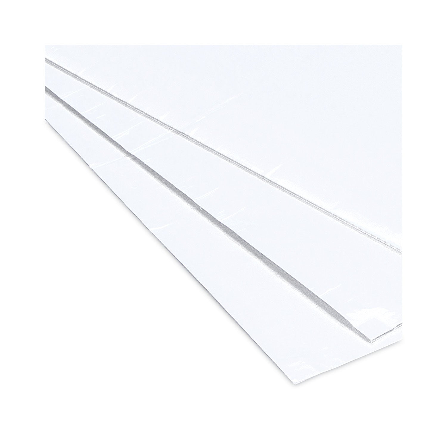 Walk-N-Clean Mat 60-Sheet Refill Pad, 30 x 24, 4/Carton, White - 