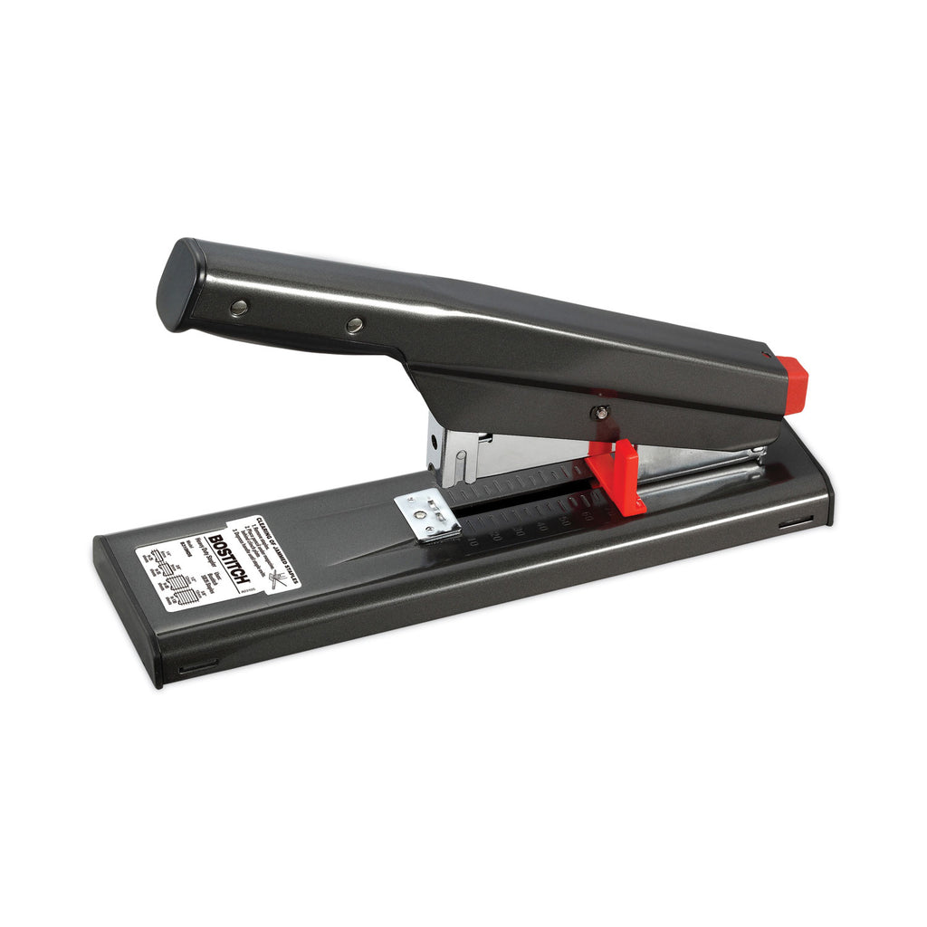 Antimicrobial 130-Sheet Heavy-Duty Stapler, 130-Sheet Capacity, Black