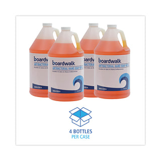 Antibacterial Liquid Soap, Clean Scent, 1 gal Bottle, 4/Carton