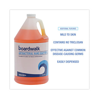 Antibacterial Liquid Soap, Clean Scent, 1 gal Bottle, 4/Carton