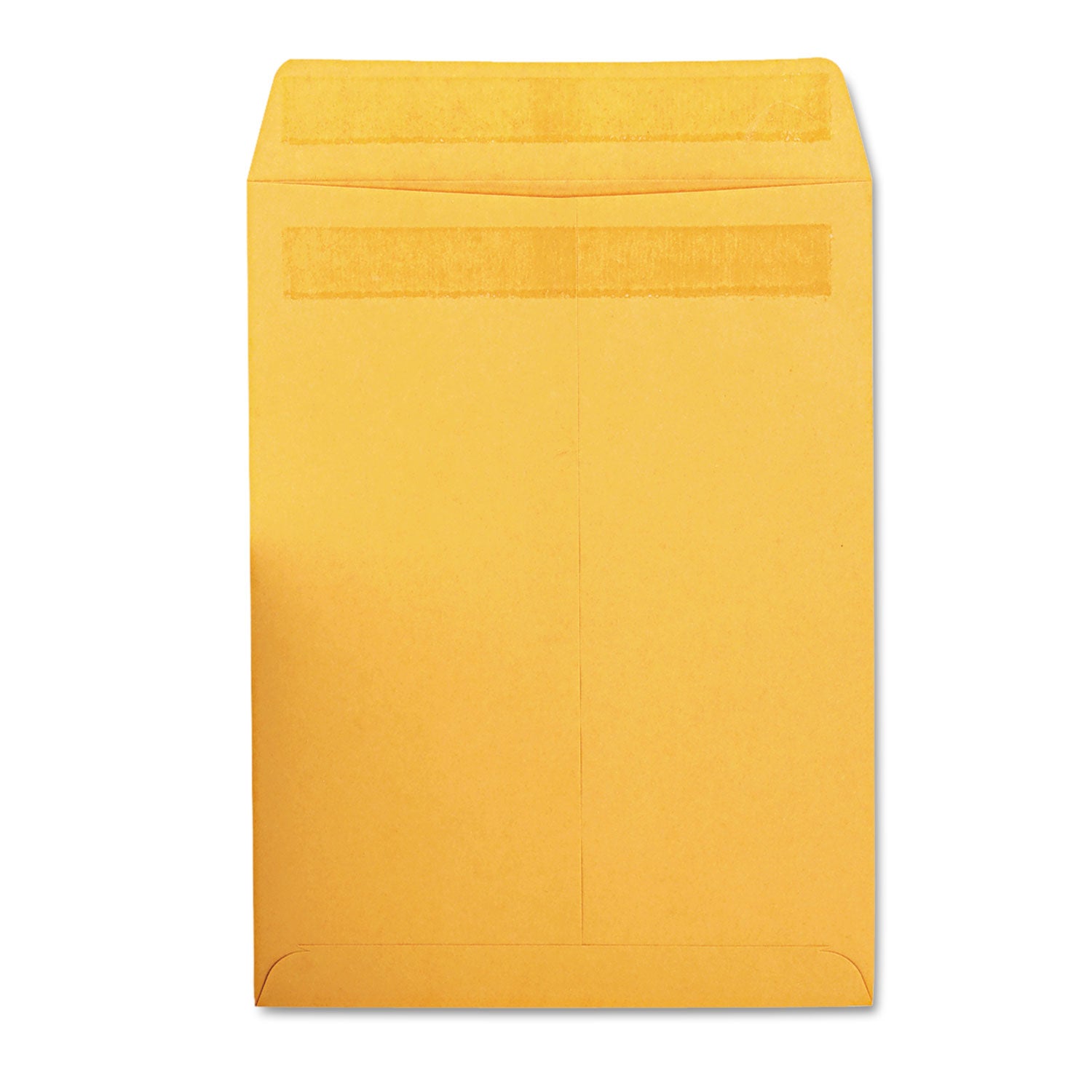 Redi-Seal Catalog Envelope, #10 1/2, Cheese Blade Flap, Redi-Seal Adhesive Closure, 9 x 12, Brown Kraft, 100/Box - 